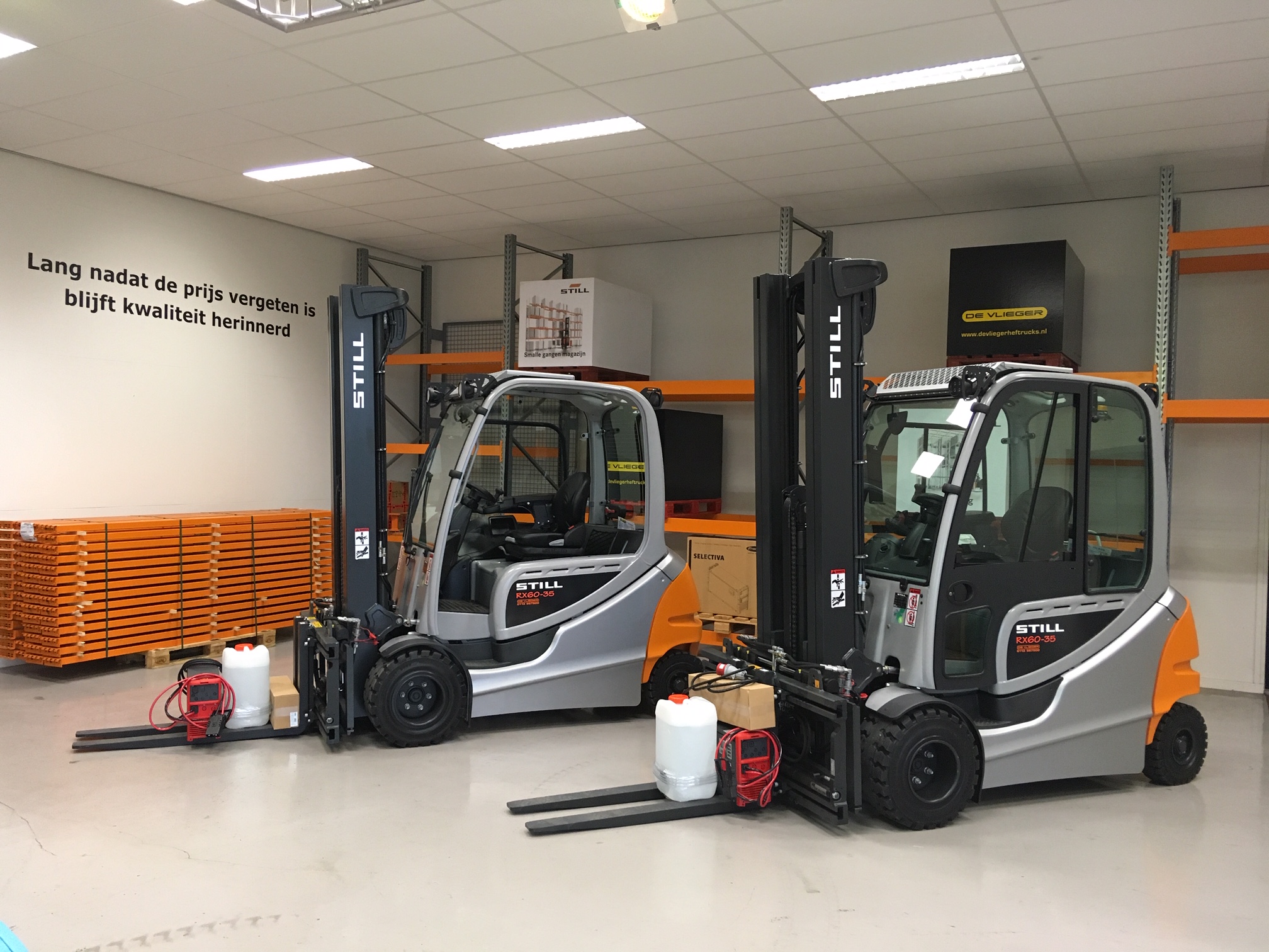 2 stuks nieuwe STILL RX 60-35 afgeleverd