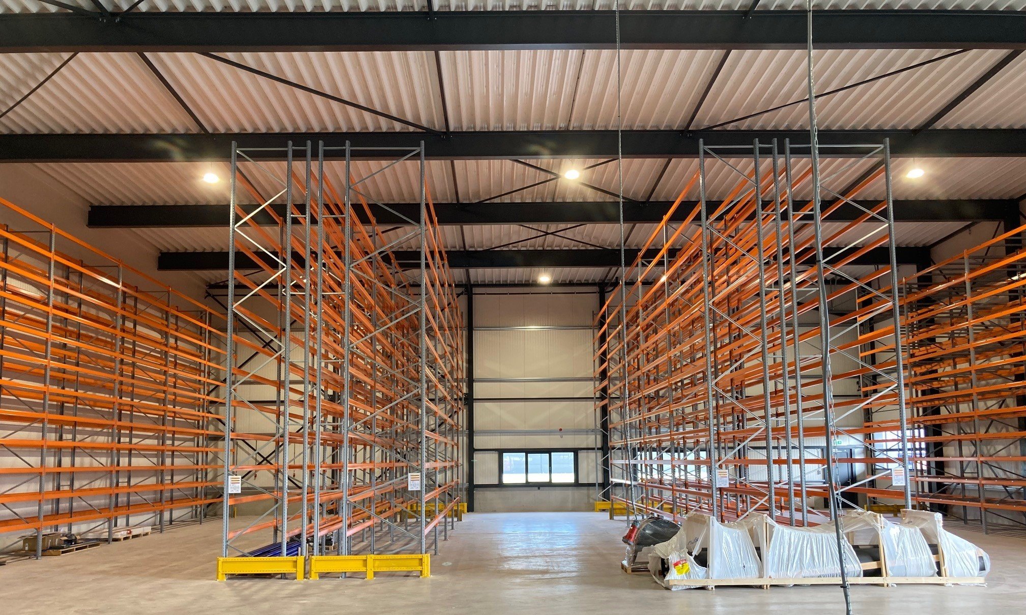 STILL palletstellingen nieuwbouw Pekaar Plastics B.V. 