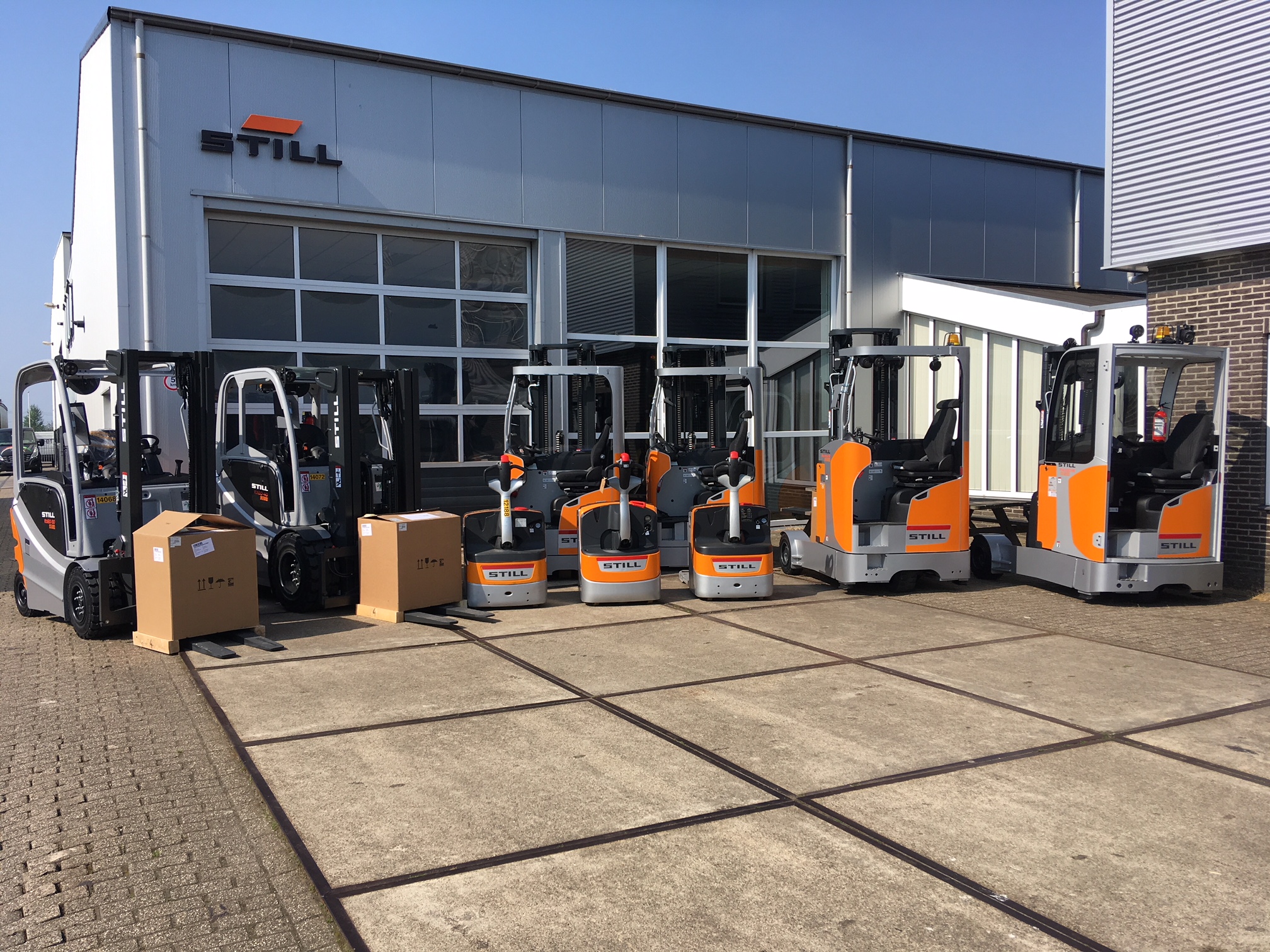 Nieuw materieel verhuurd in Goes