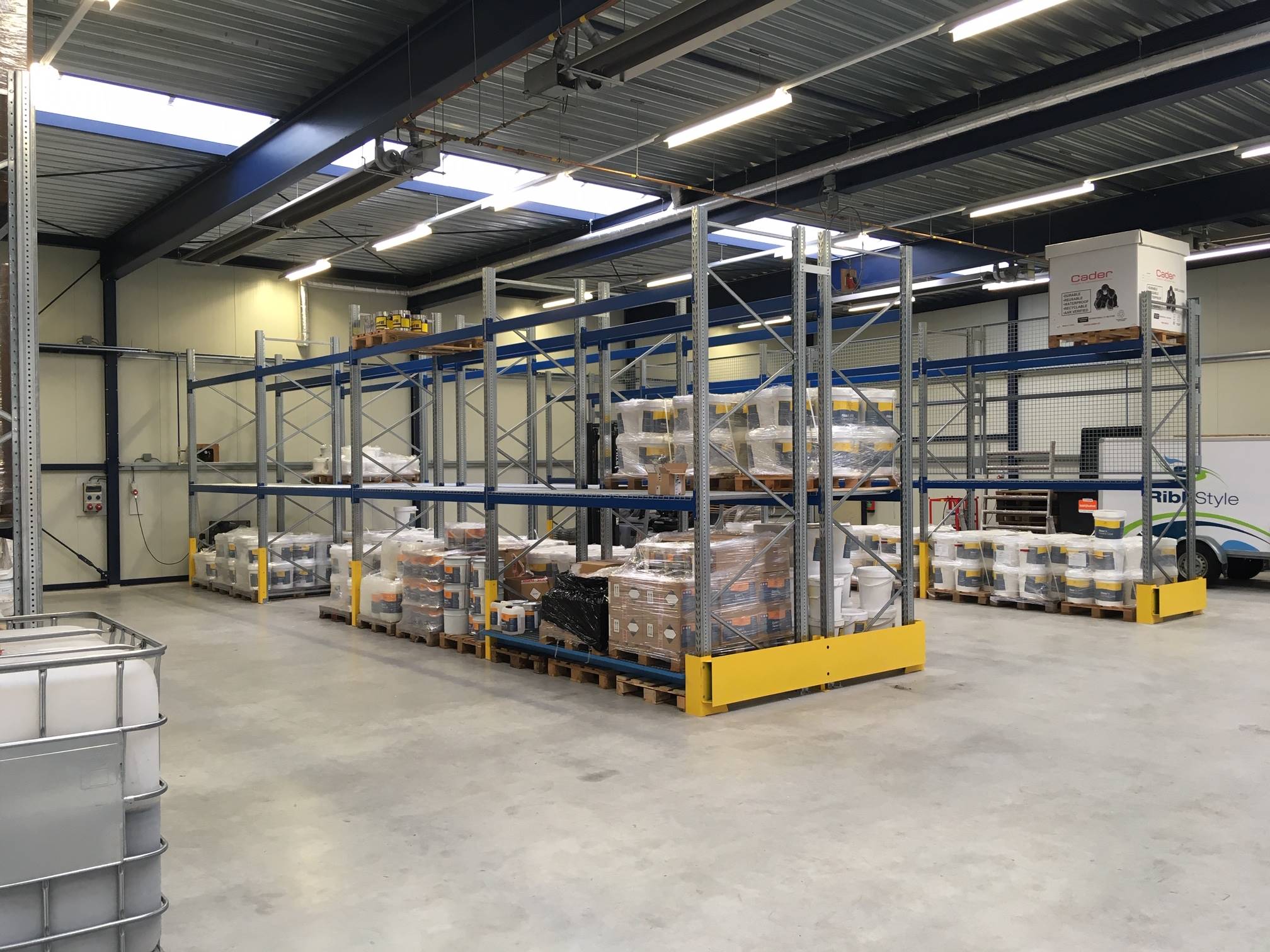 Nieuwe palletstellingen RibbStyle Coatings
