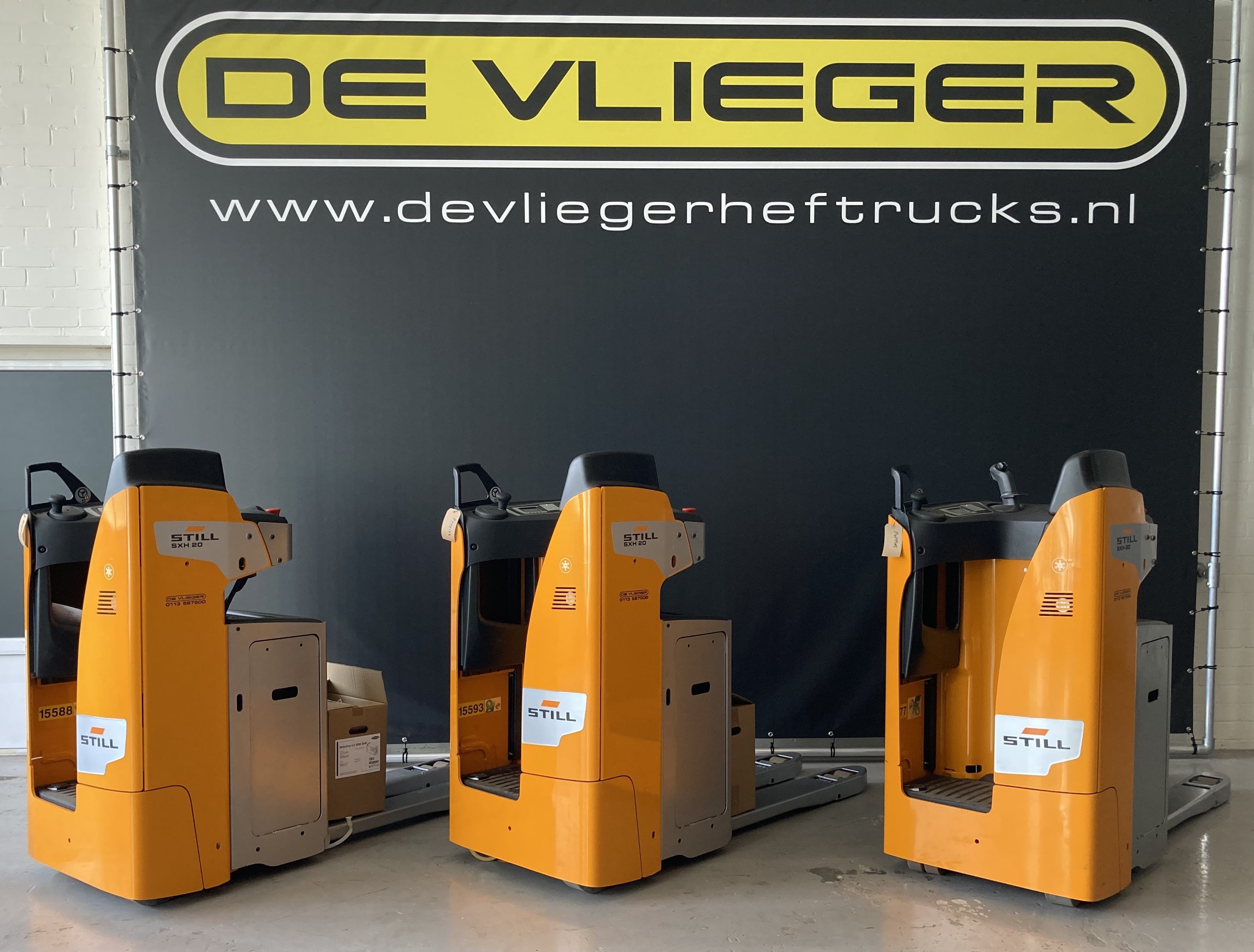 3 x nieuwe STILL SXH-20 pallettruck