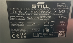 Nieuwe STILL EXH-16 Li-Ion