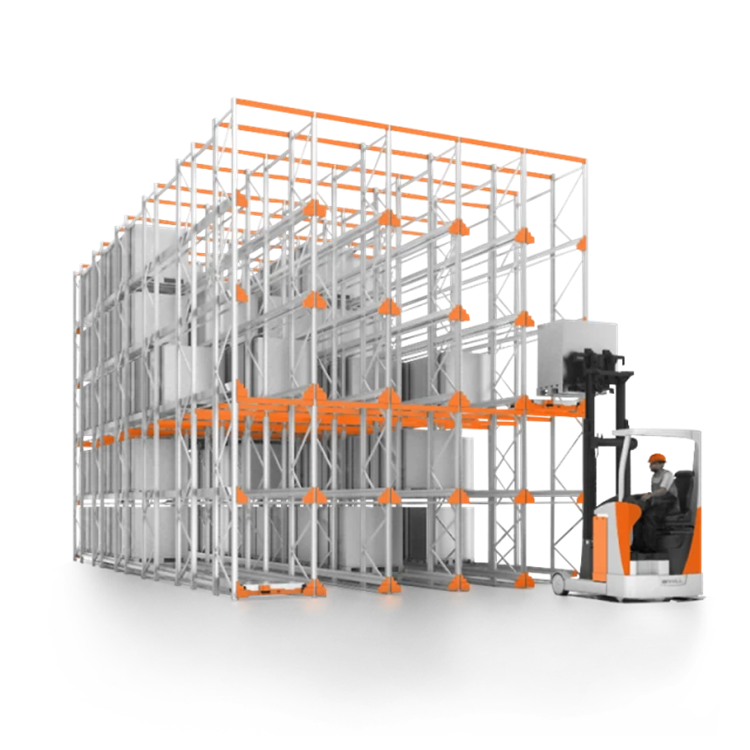 Palletshuttle stellingen