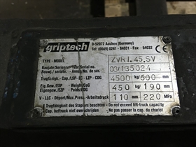 Griptech ZVRI.45.SV vorkversteller