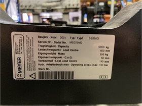 Meyer 6-2520G vorkversteller