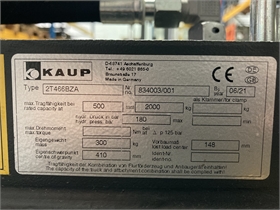 KAUP 2T466BZA vorkversteller